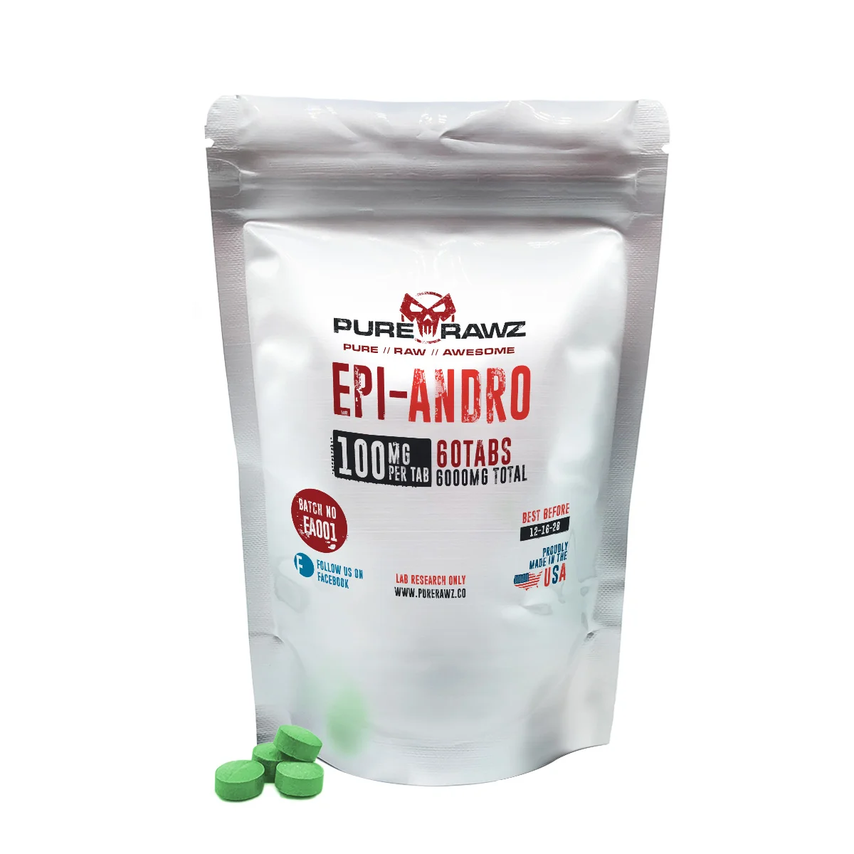 EPI-Andro - 100mg per tablet/60ct/6g