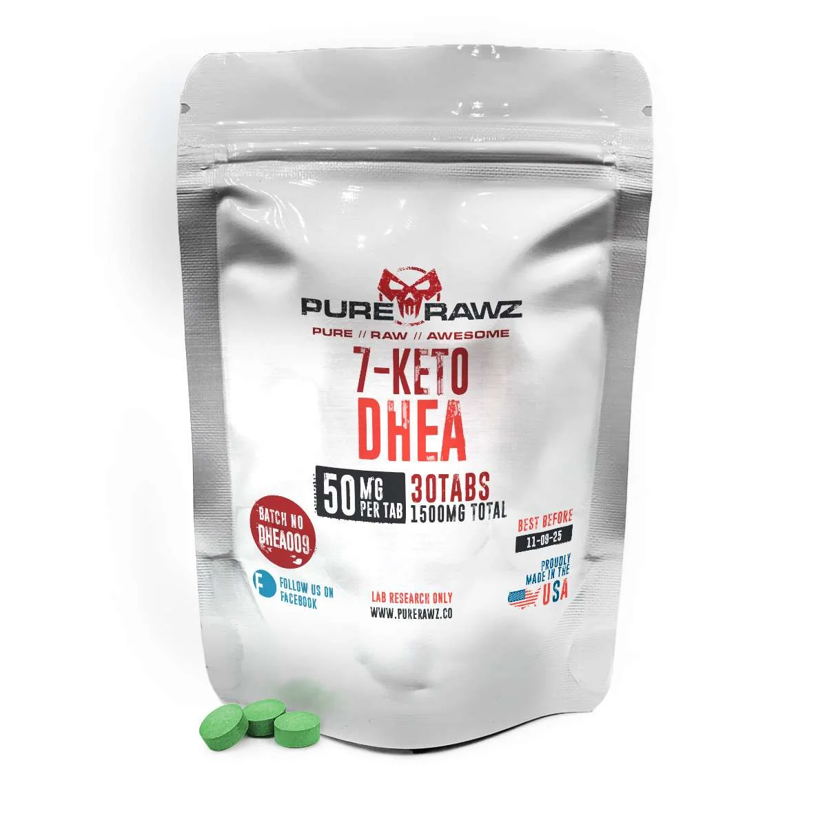 7-Keto DHEA - Tablets / 50mg per tablet/30ct/1.5g