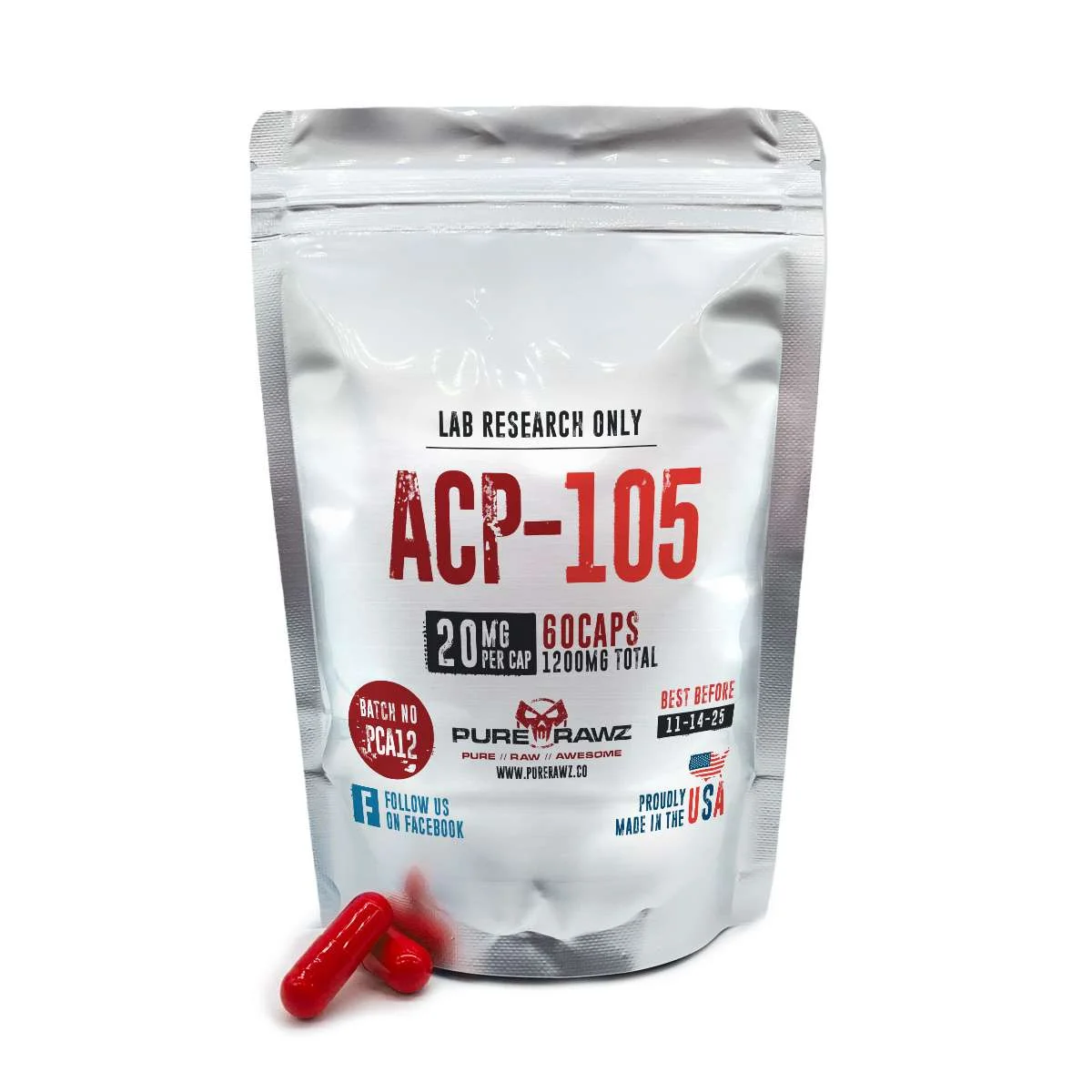 ACP 105 - Capsules / 20mg per capsule/60ct/1.2g