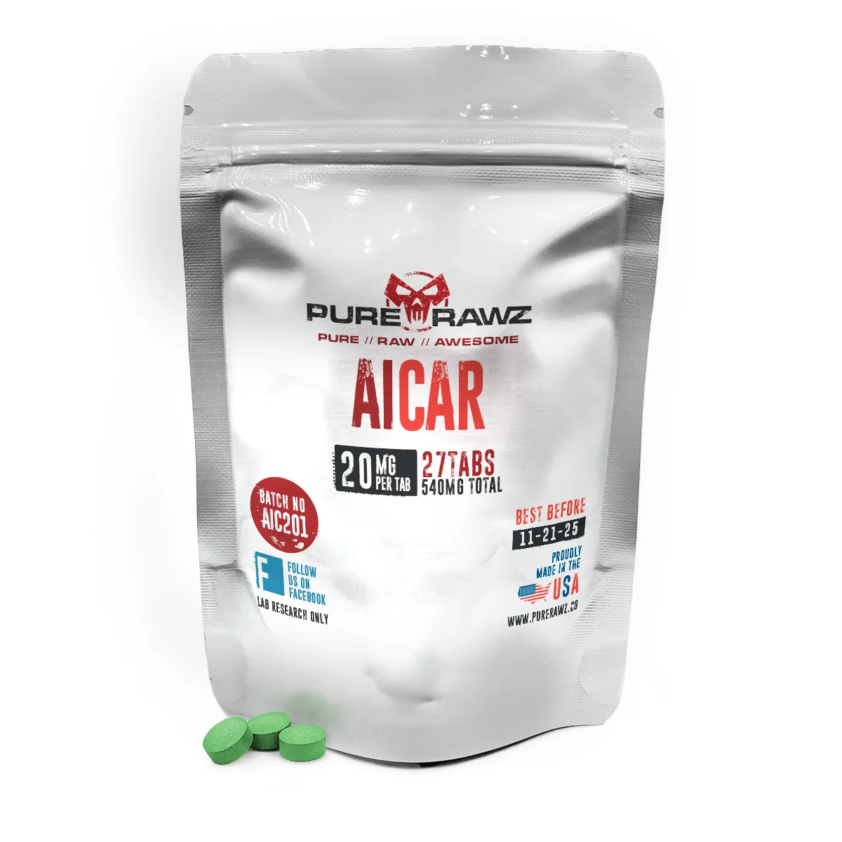 AICAR - Tablets / 20mg per tablet/27ct/540mg