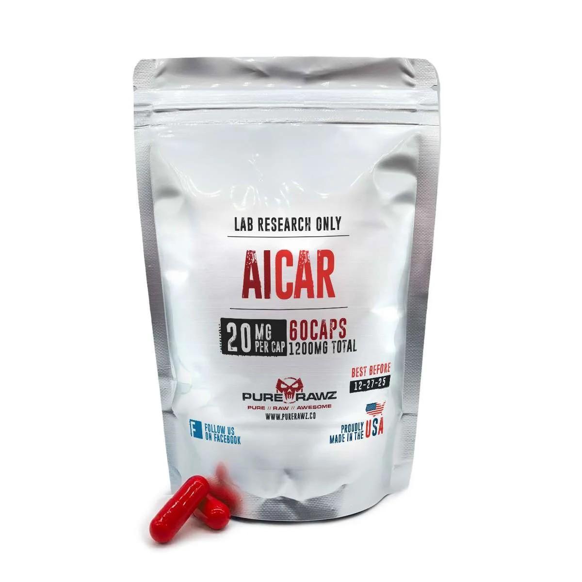 AICAR - Capsules / 20mg per capsule/60ct/1.2g