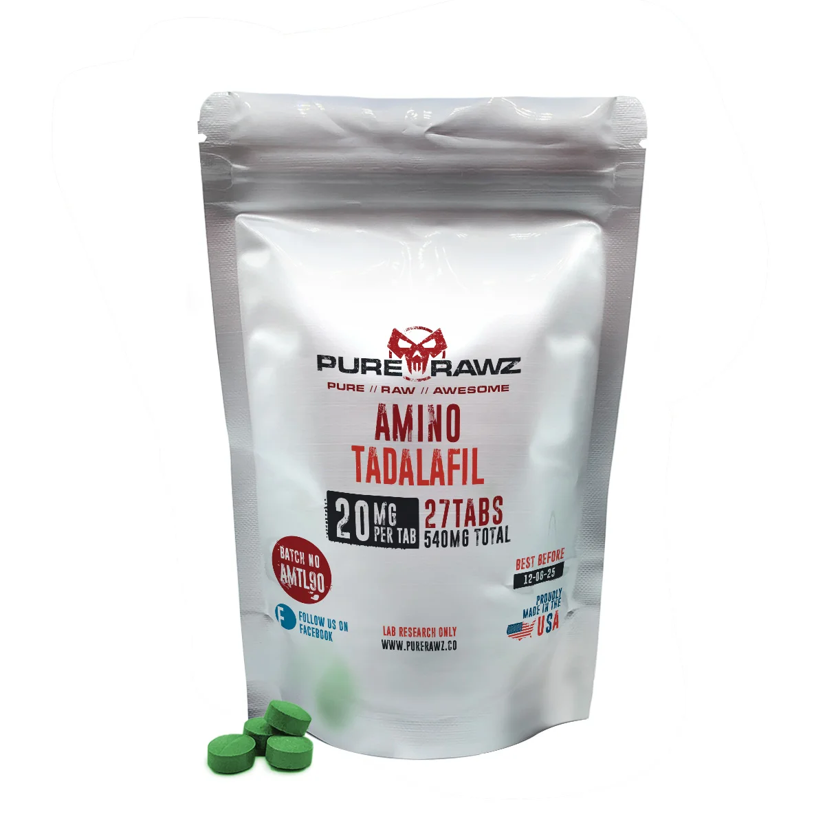 Amino Tadalafil - Tablets / 20mg/27ct/540mg
