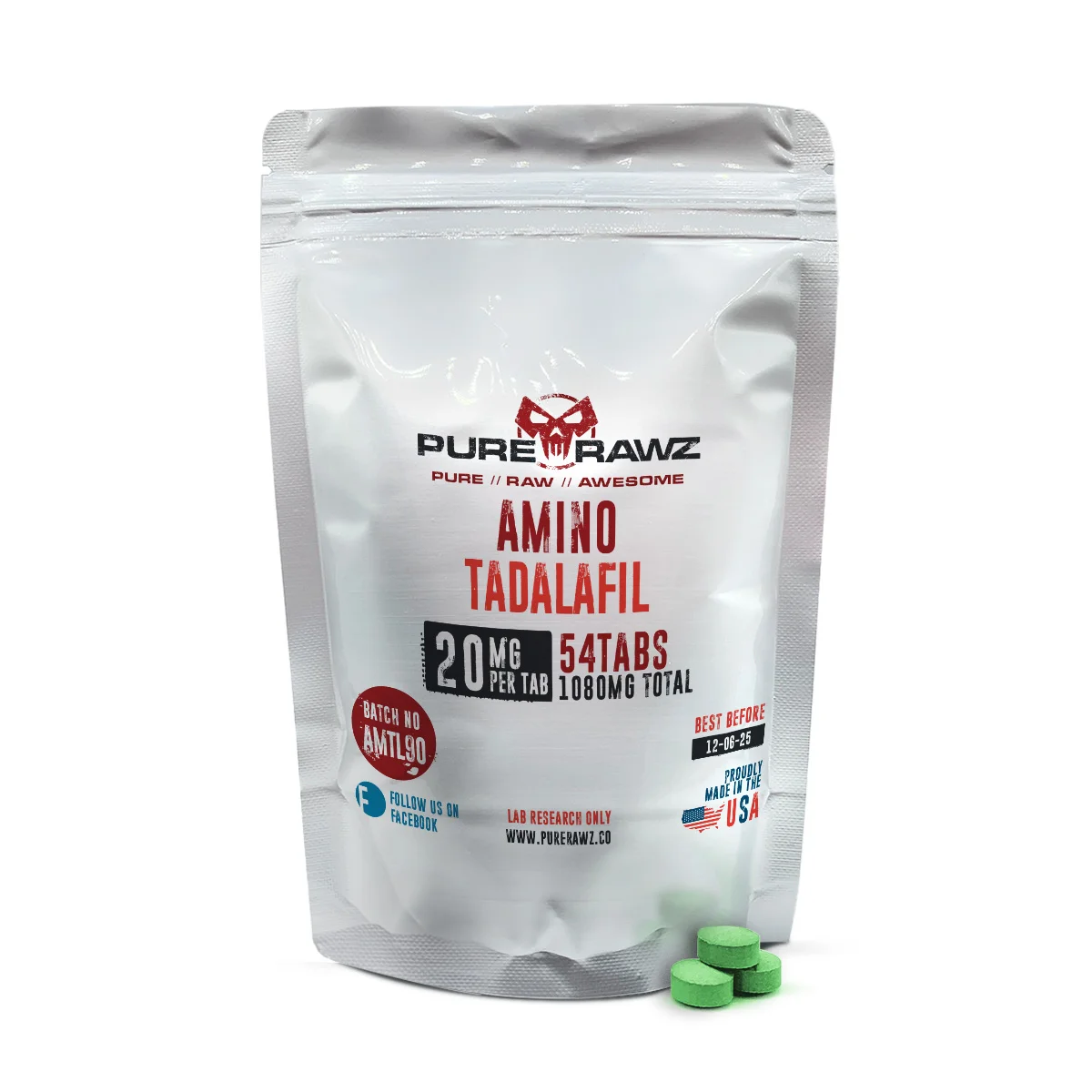 Amino Tadalafil - Tablets / 20mg/54ct/1080mg