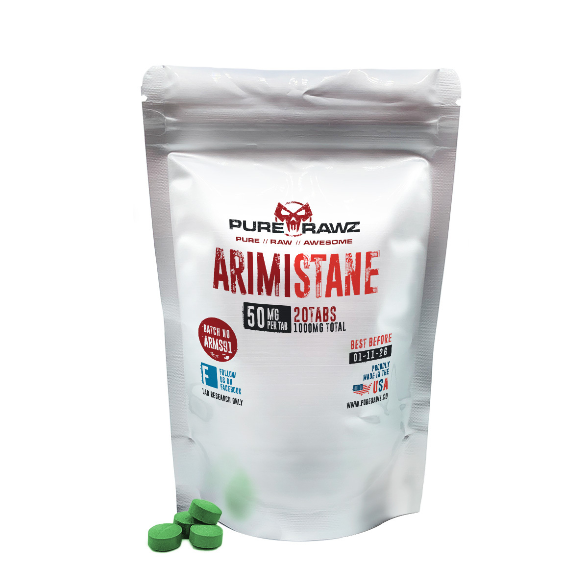 Arimistane - Tablets / 50mg per tab/20ct/1g