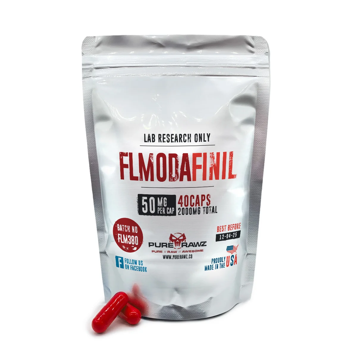 FLModafinil (CRL-40,940) - Capsules / 50mg/40ct/2000mg