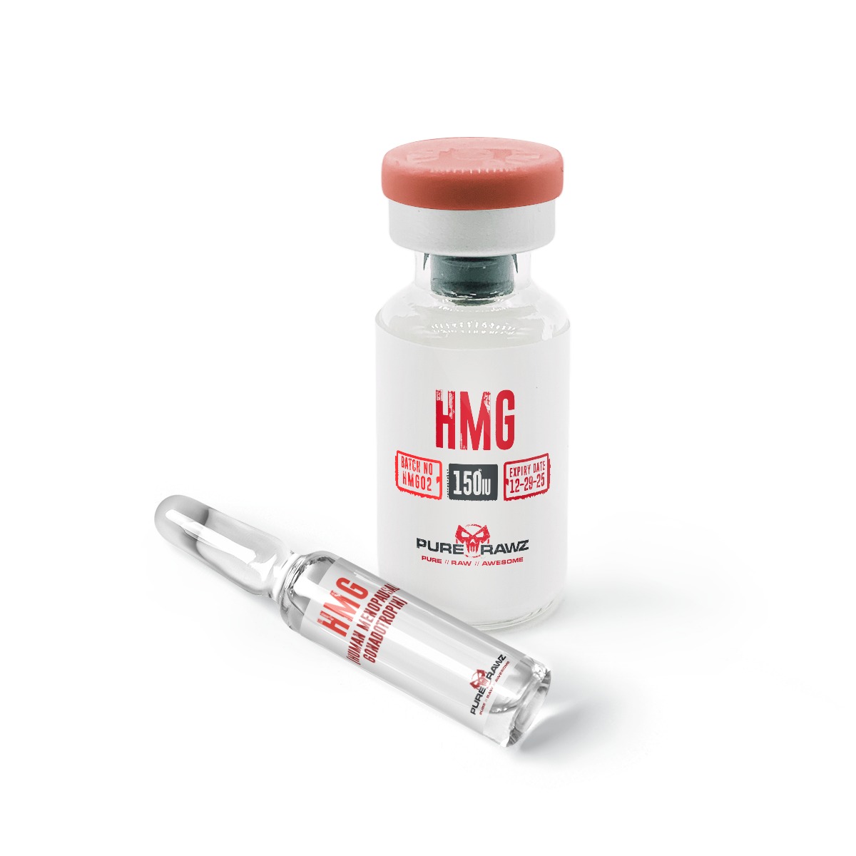 HMG (Human Menopausal Gonadotropin) - Peptide / 150IU + Reconstitution Solution