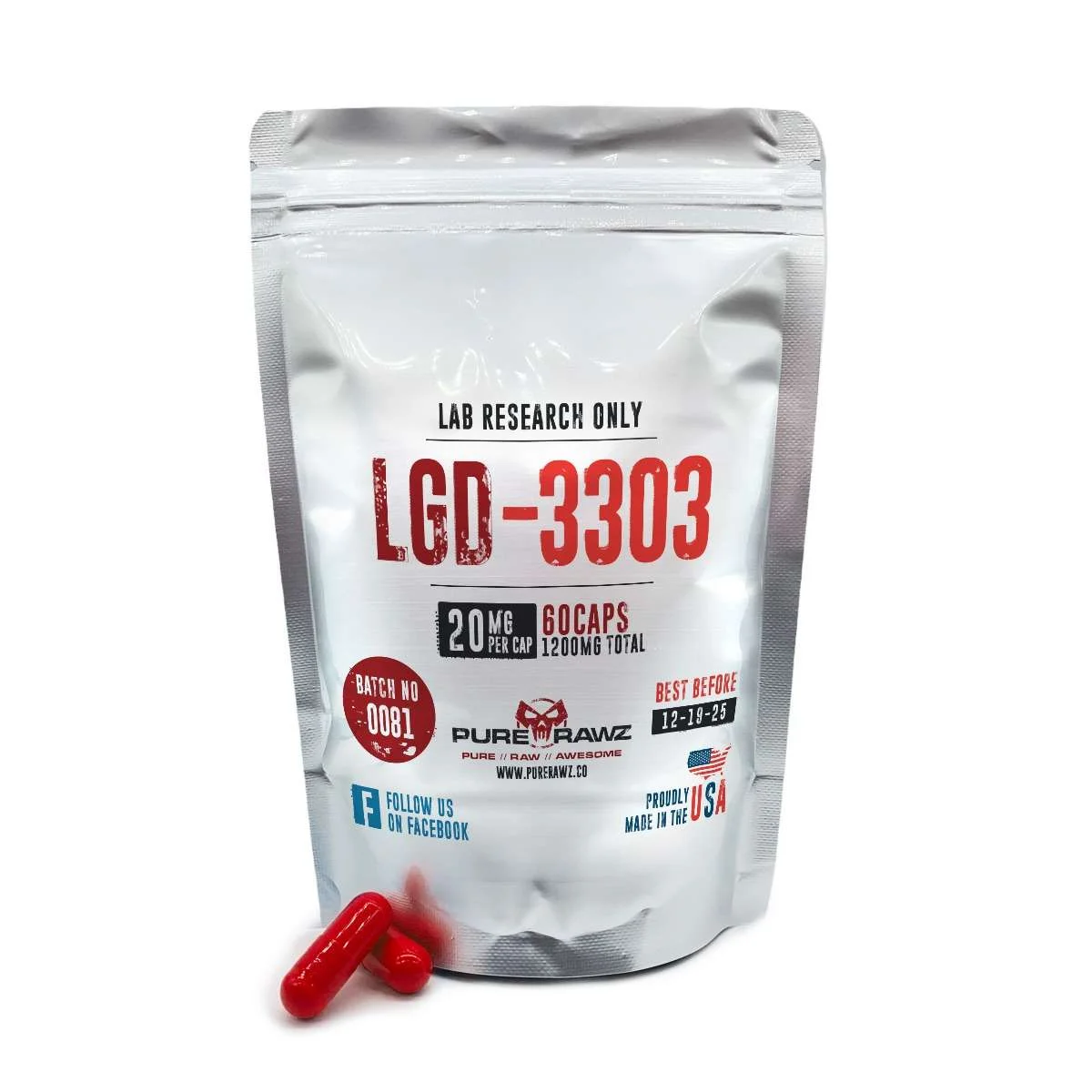 LGD-3303 - Capsules / 20mg per capsule/60ct/1.2g