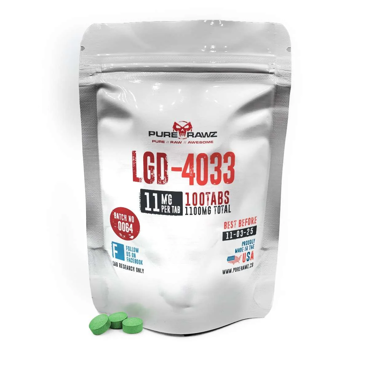 Ligandrol (LGD-4033) - Tablets / 11mg/100ct/1100mg