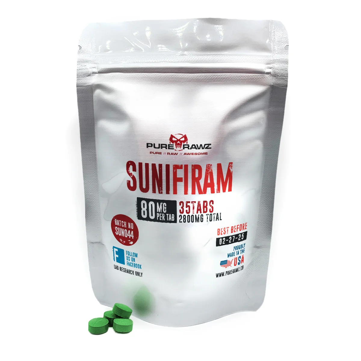 Sunifiram - Tablets / 80mg per tablet/35ct/2.8g 1 Sunifiram - Tablets / 80mg per tablet/35ct/2.8g