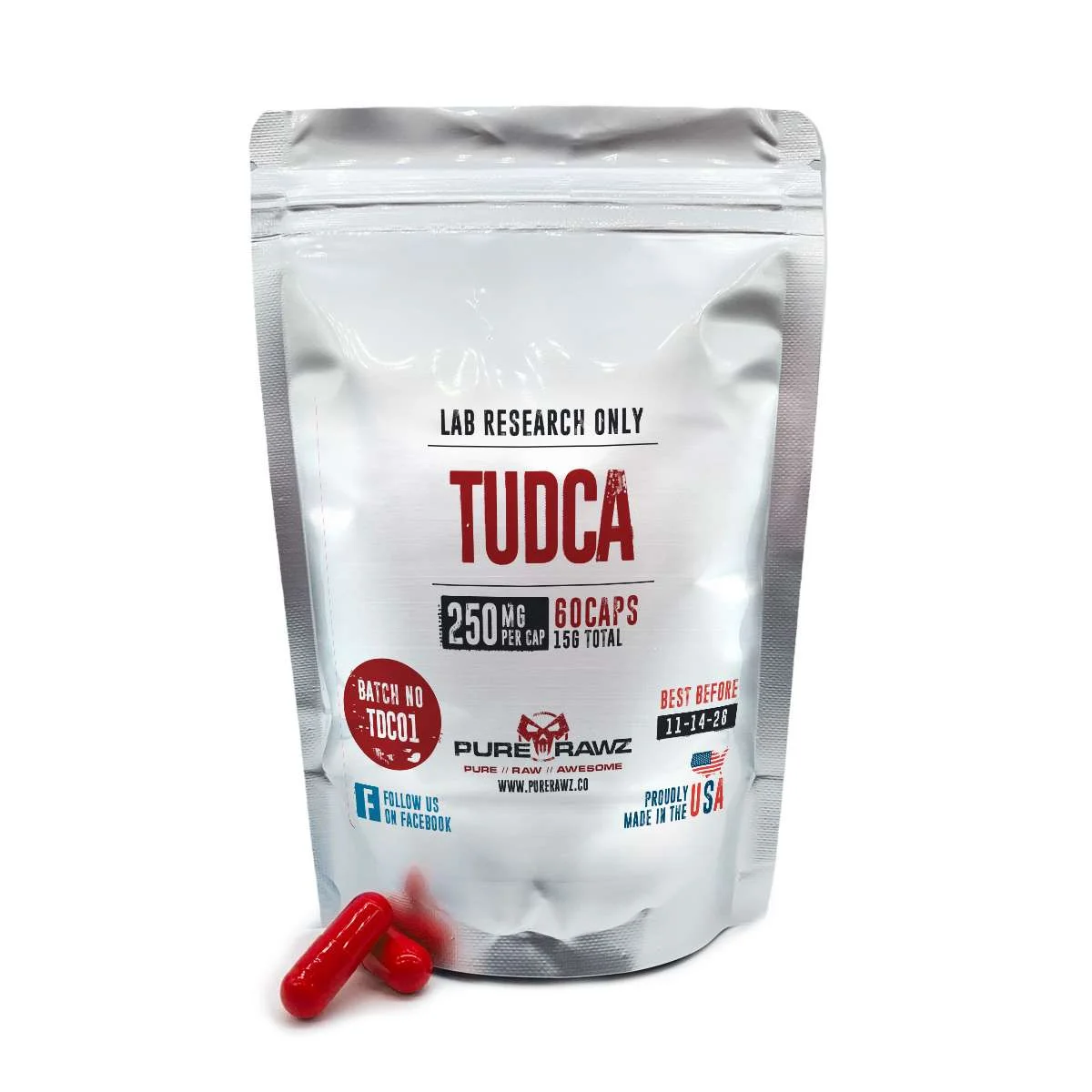 TUDCA - Capsules / 250mg per capsule/60ct/15g