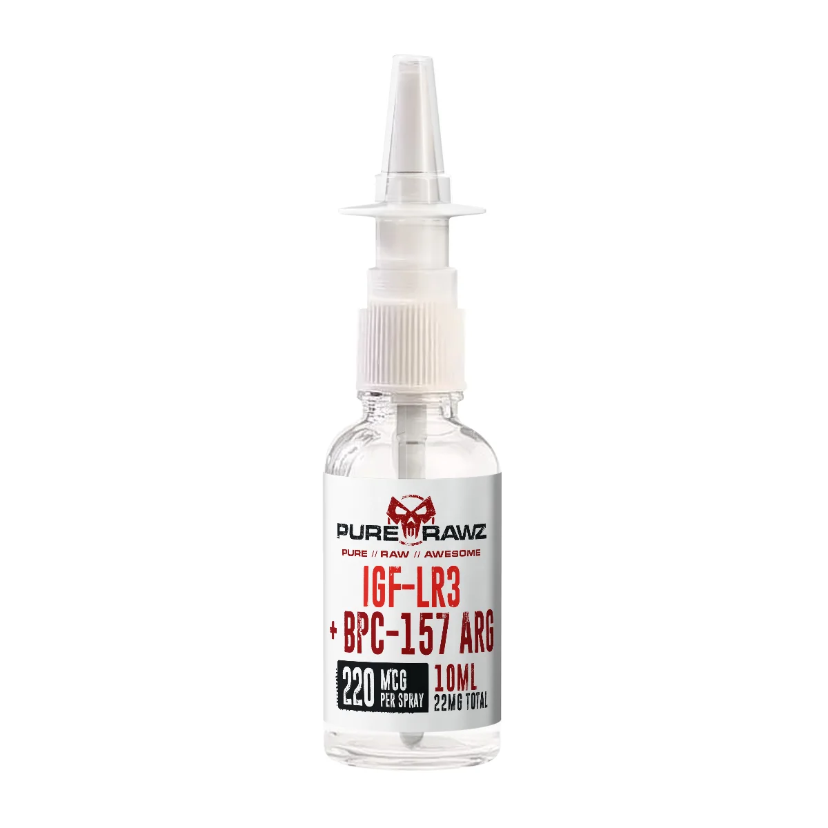IGF-LR3 + BPC-157 Blend - Nasal Spray (IGF-LR3 + BPC-157 Arg) / 220mcg per spray/10ml/22mg
