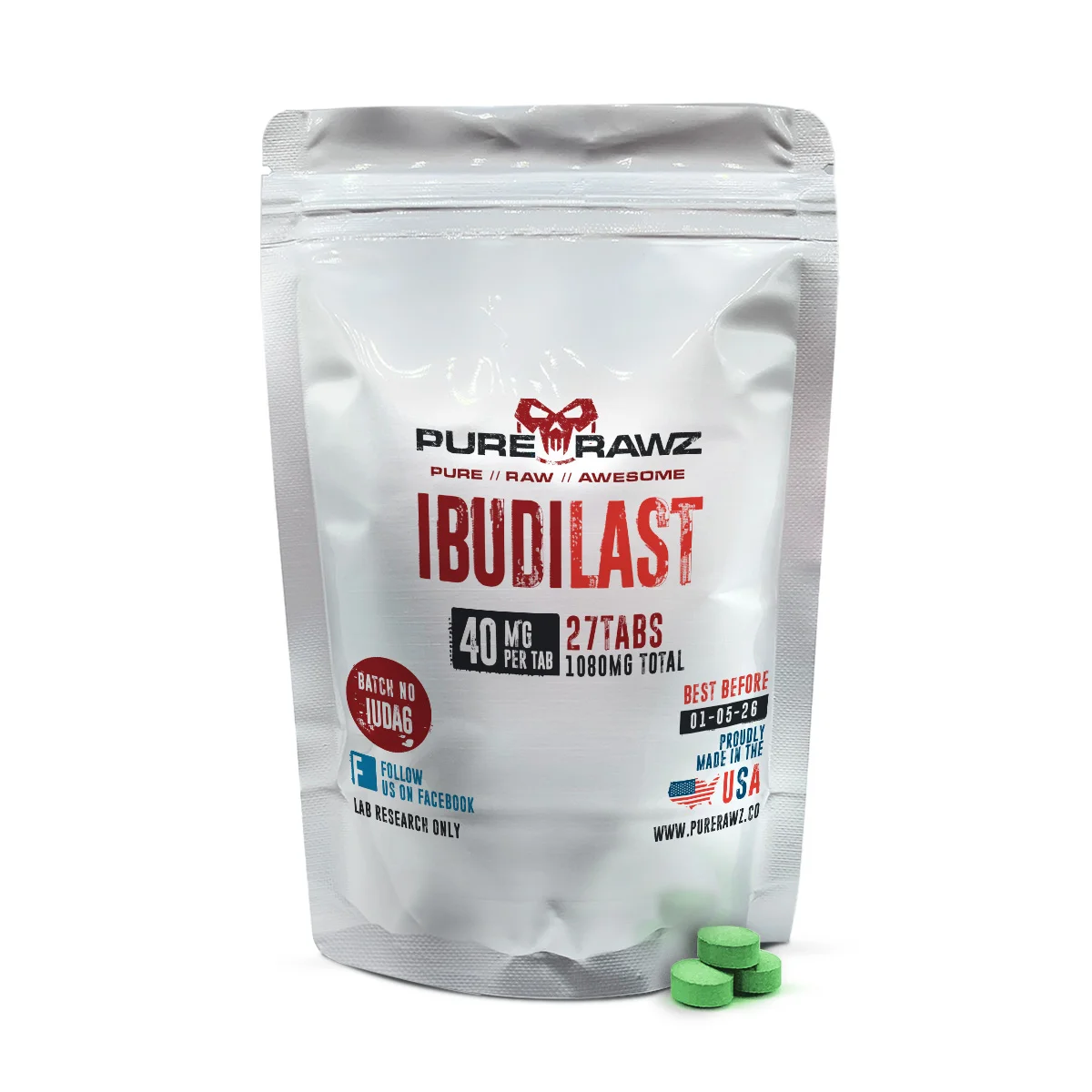 Ibudilast - Tablets / 40mg per tablet/27ct/1080mg