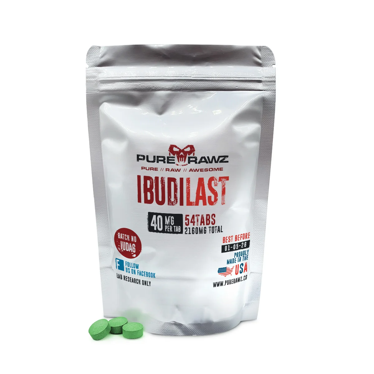 Ibudilast - Tablets / 40mg per tablet/54ct/2160mg