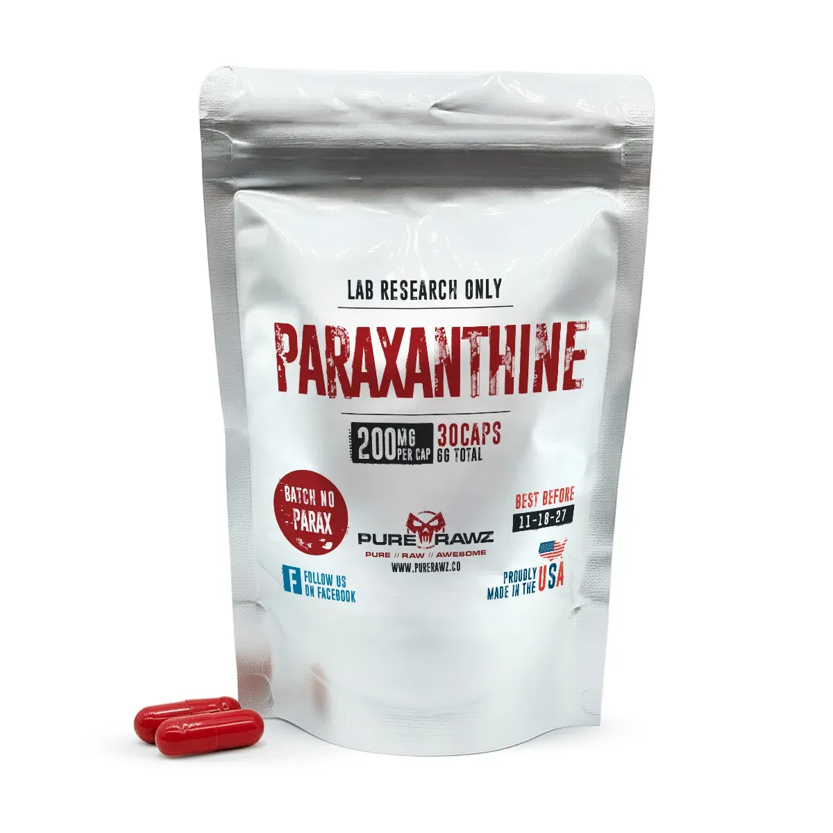 Paraxanthine Capsules 1 Paraxanthine Capsules